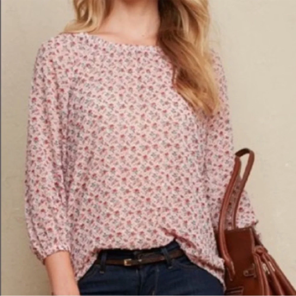 Matilda Jane Chelsea Pink Micro Floral Blouse - Picture 9 of 10